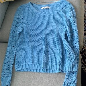 WOMENS L BLUE SWEATER